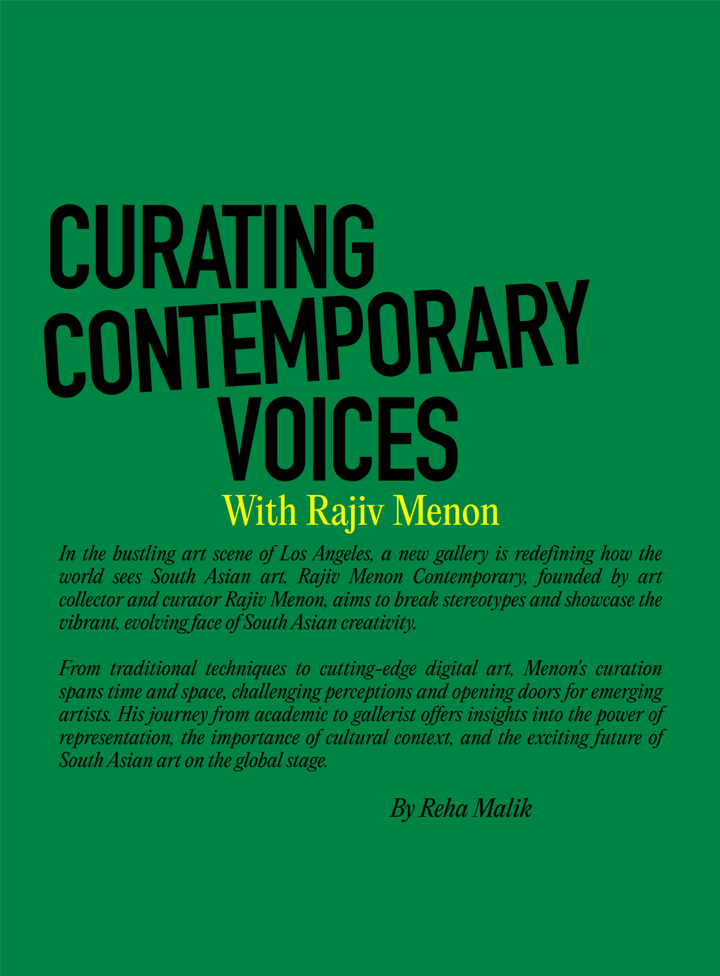 Desi Art Mag | Issue #1 | Single Issue